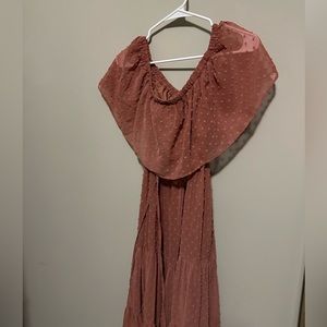 Baltic Born Swiss Dot Maxi Dress